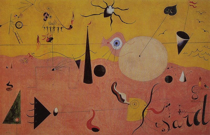 Miró - Paisaje catalán (El cazador)