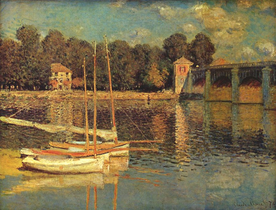 Claude Monet - El puente de Argenteuil 
