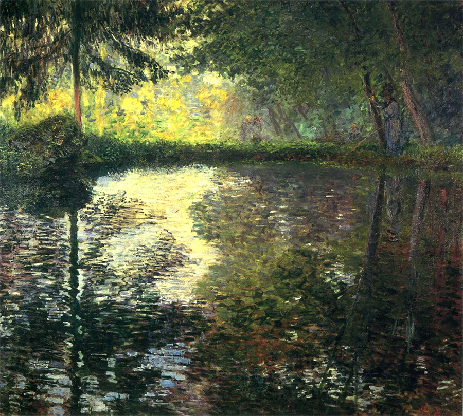 Claude Monet - El estanque de Montgeron 