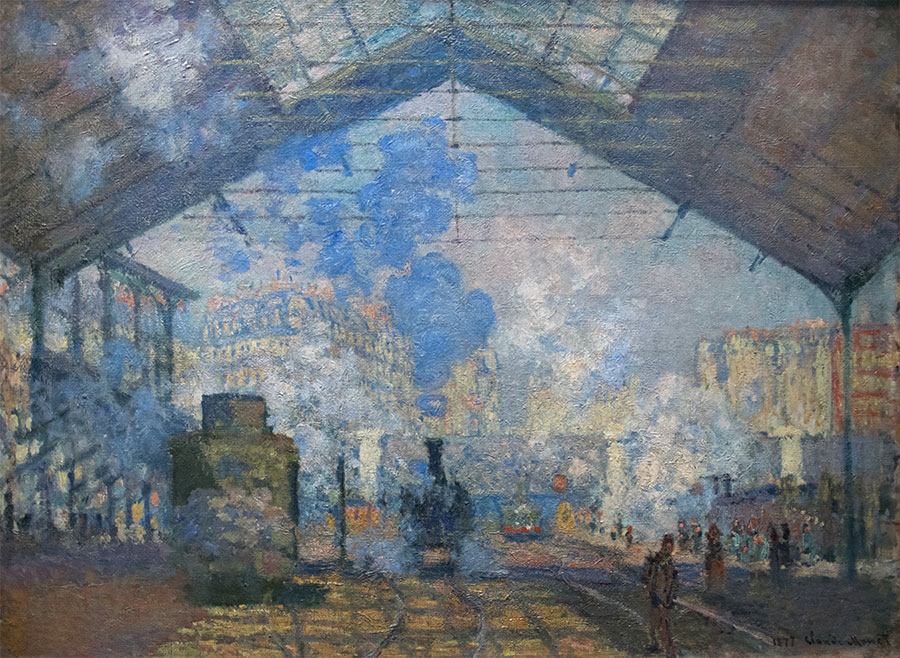 Claude Monet - La estación de Saint Lazare 
