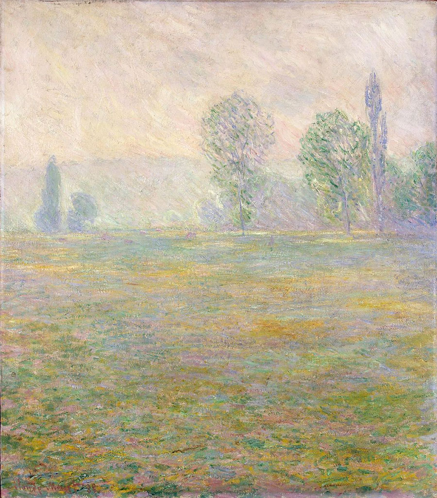 Claude Monet - Prados en Giverny 