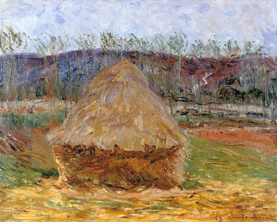 Claude Monet - Almiar cerca de Giverny 