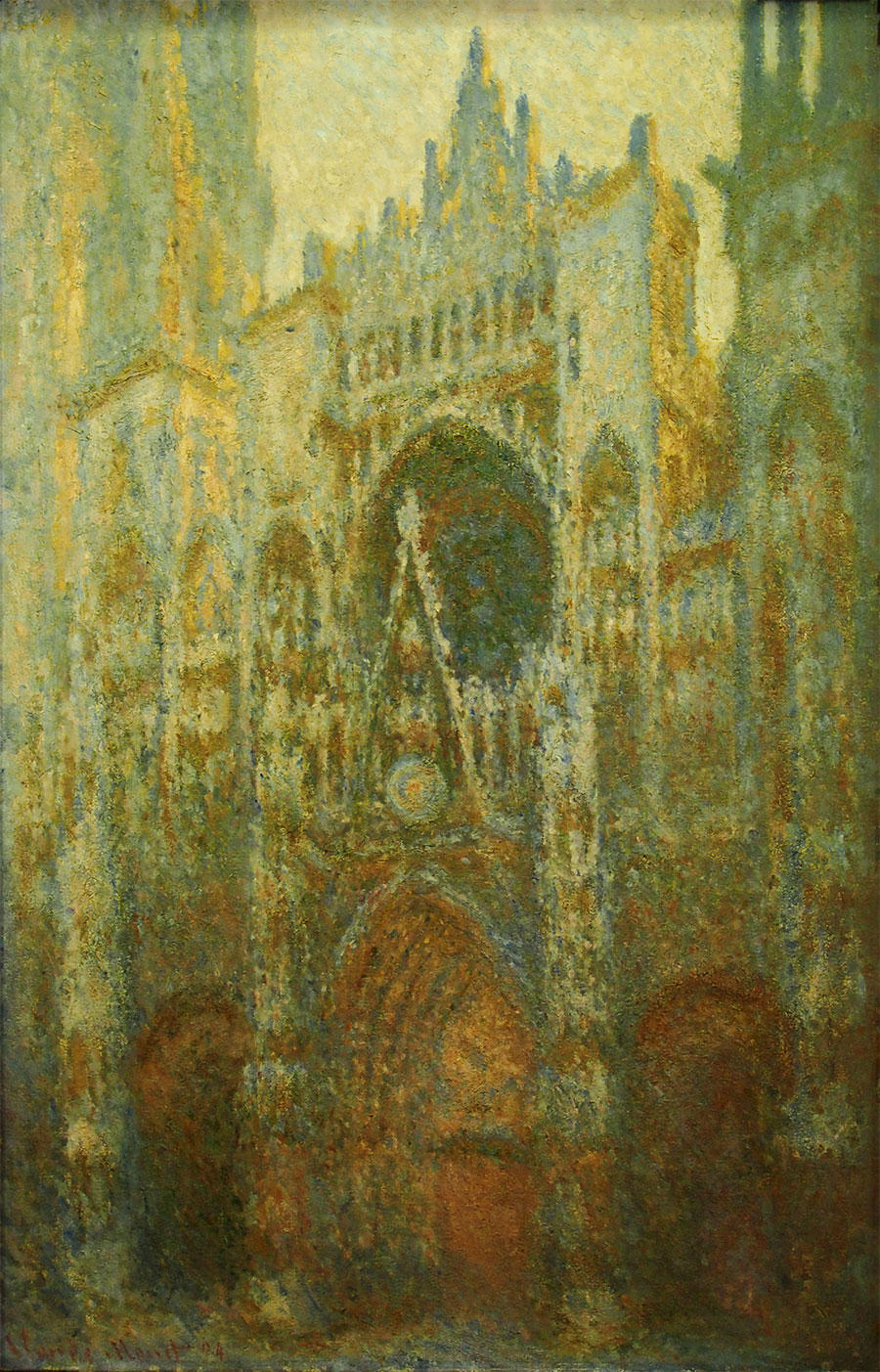 Claude Monet - La catedral de Rouen, la tarde 