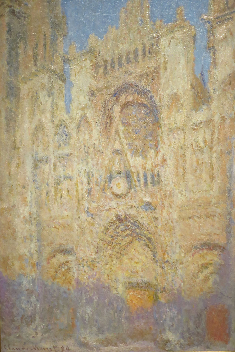 Claude Monet - La catedral de Rouen a mediodía 