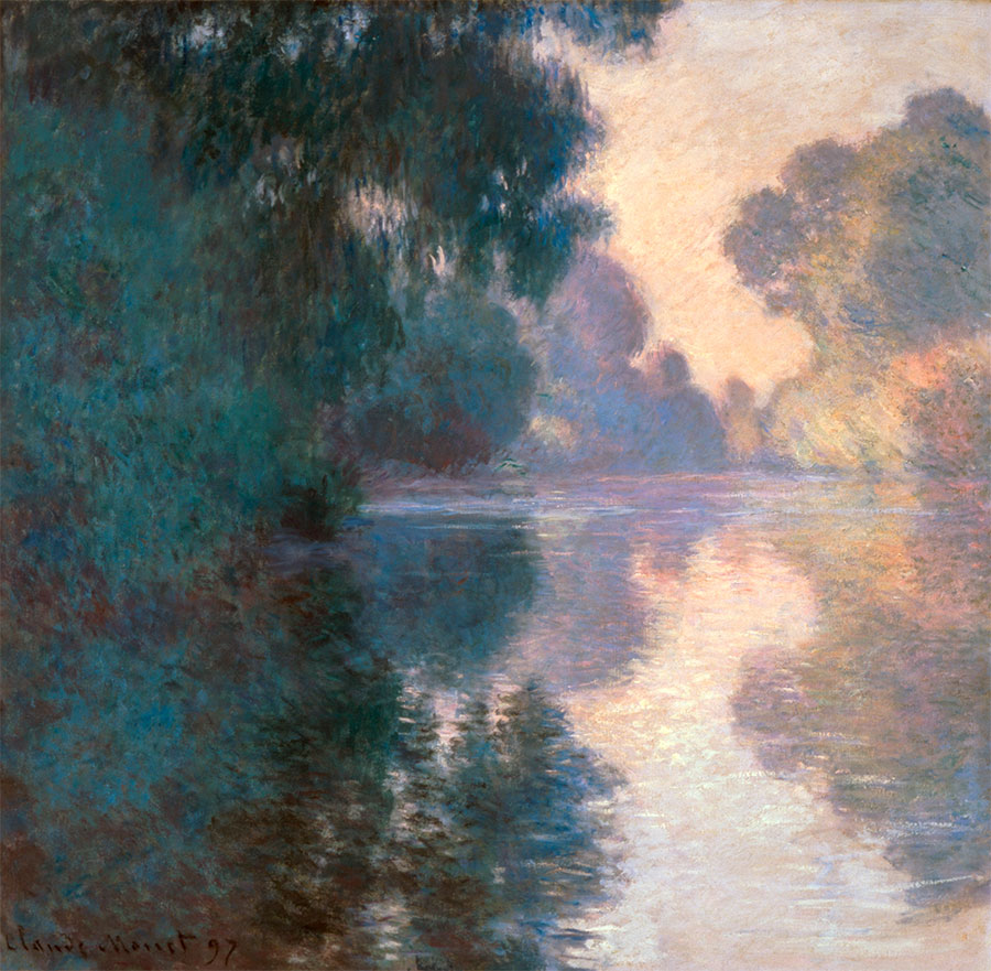 Claude Monet - El Sena en Giverny 