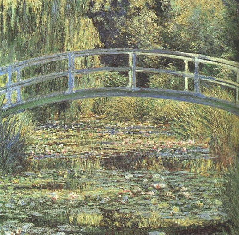 Claude Monet - El estanque de los nenúfares, armonía verde 