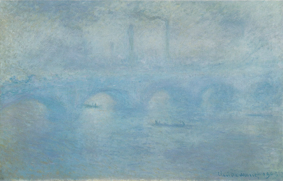 Claude Monet - El puente de Waterloo 