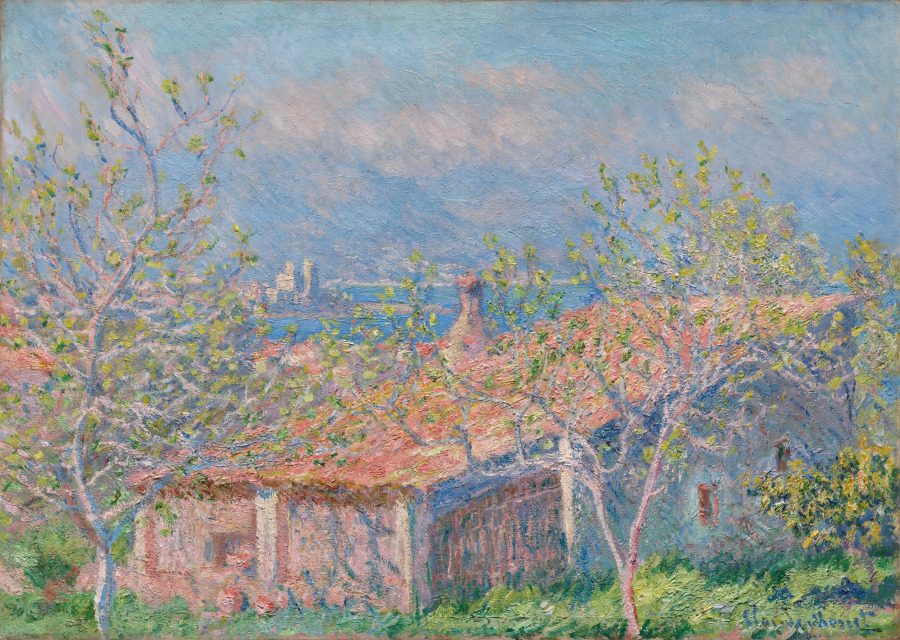 Claude Monet - Casa del jardinero en Antibes