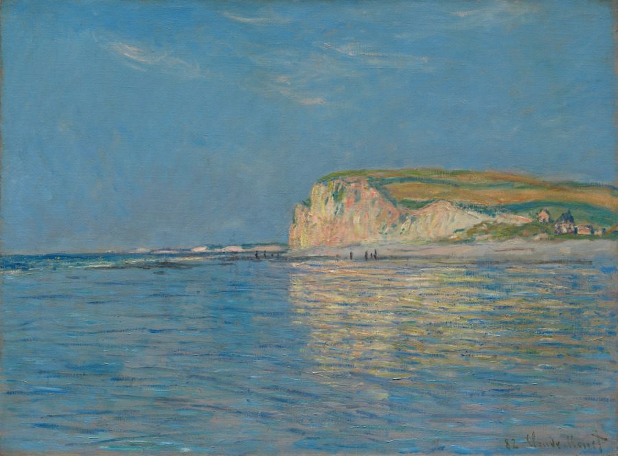 Claude Monet - Bajamar en Pourville cerca de Dieppe
