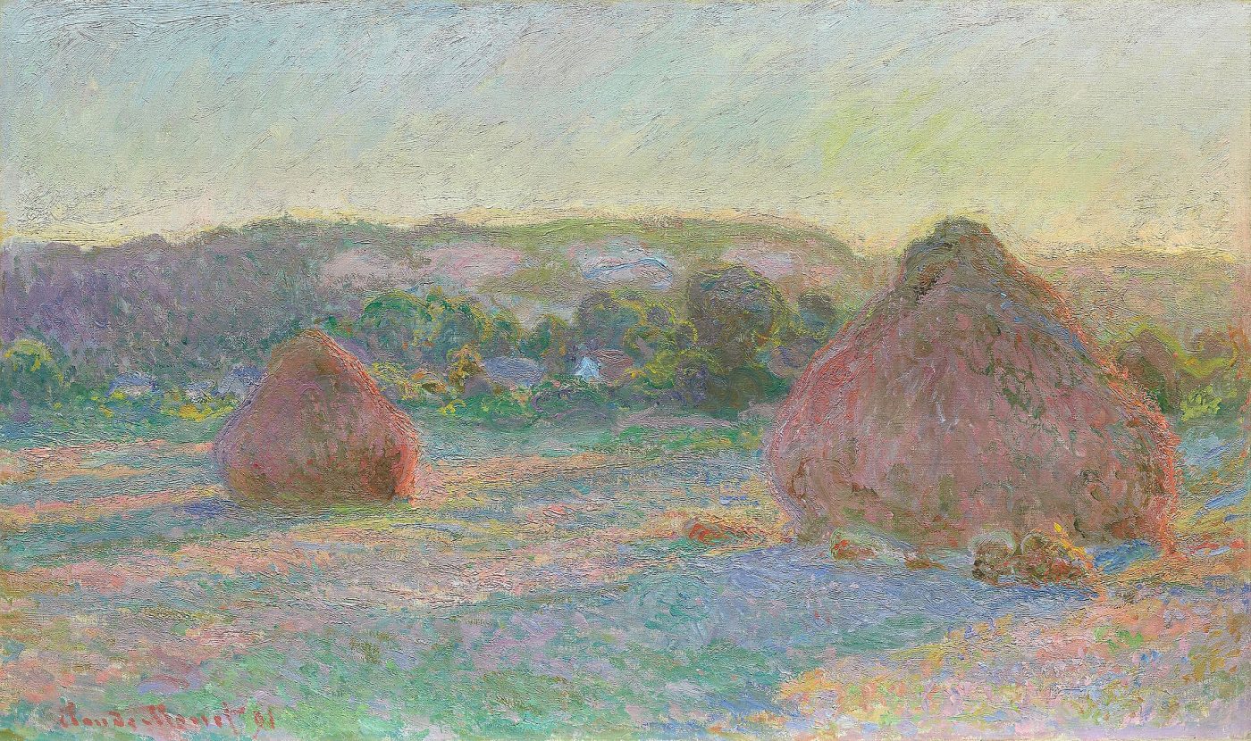 Claude Monet - Pilas de trigo (Final del verano)