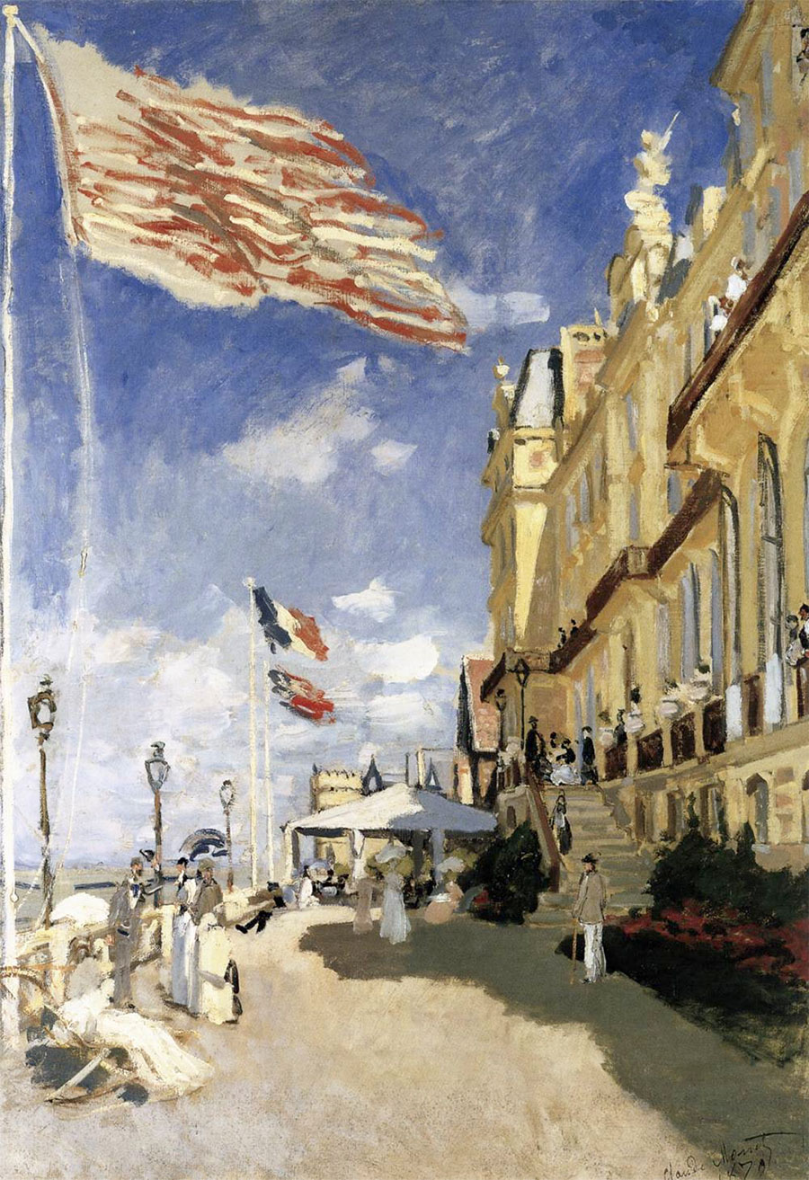 Claude Monet - El Hotel des Roches Noires de Trouville 