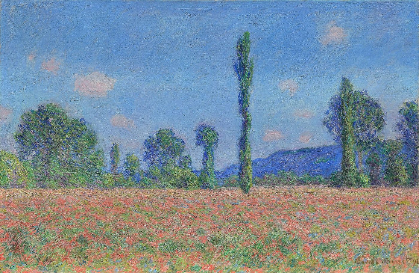 Claude Monet - Campo de amapolas (Giverny)