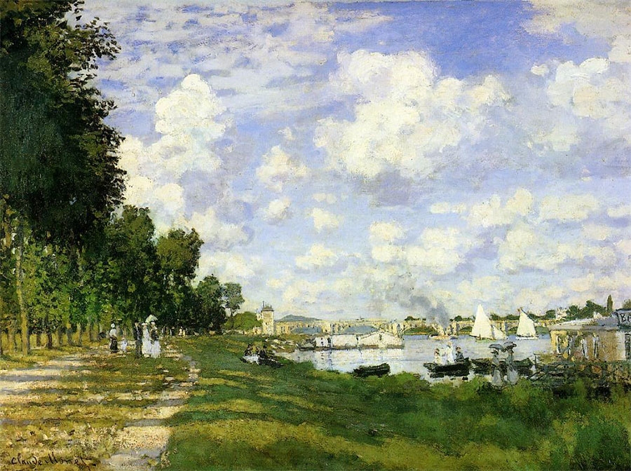 Claude Monet - El río en Argenteuil 