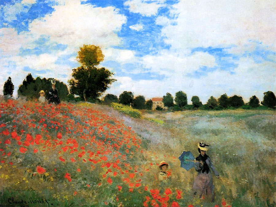 Resultado de imagen de monet amapolas