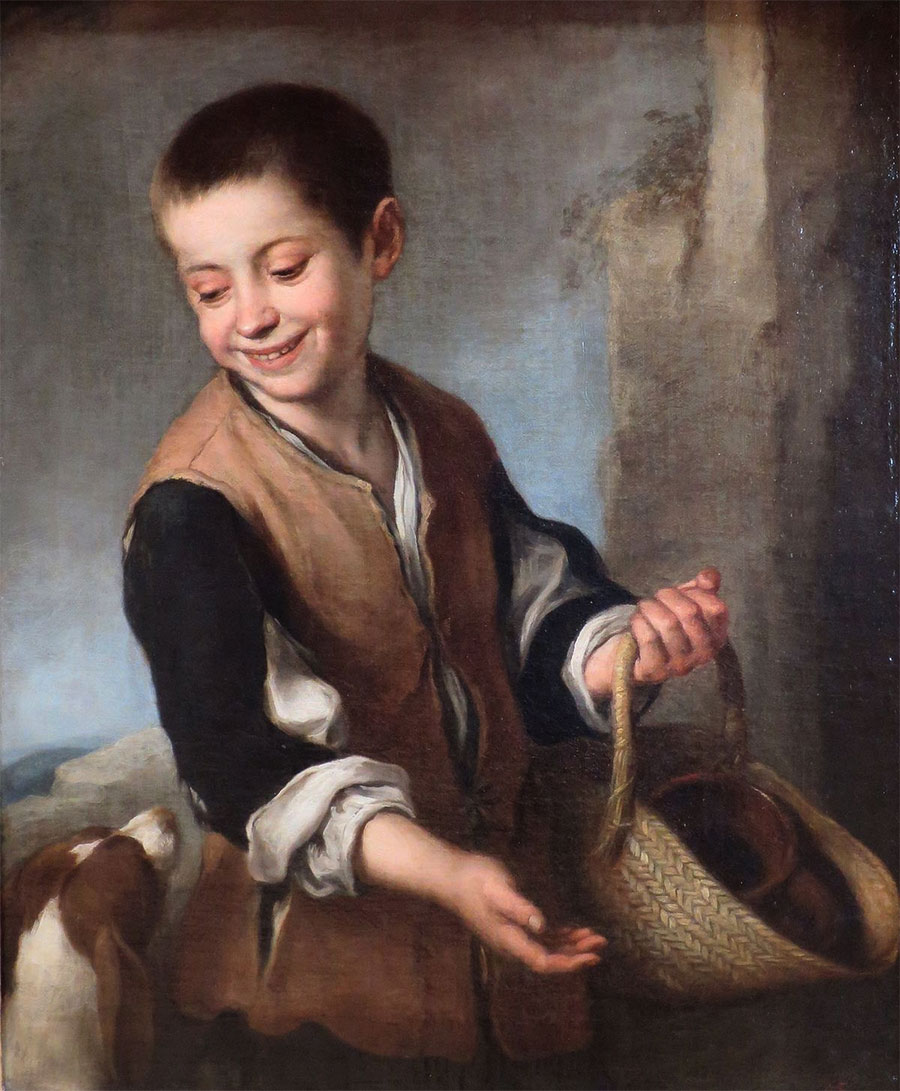 Bartolomé Esteban Murillo - Niño con perro 