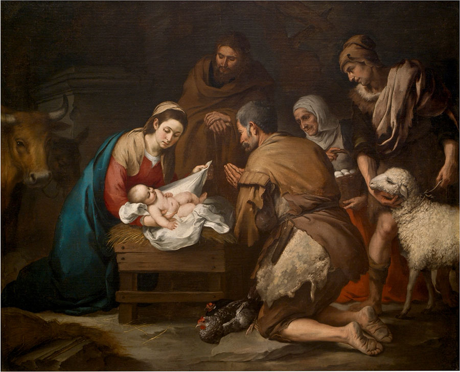 Bartolomé Esteban Murillo - Adoración de los pastores 