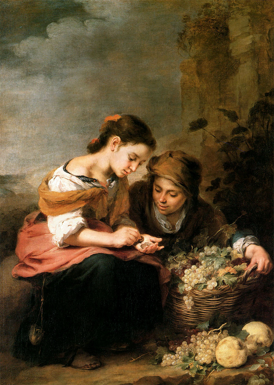 Bartolomé Esteban Murillo - Joven frutera 