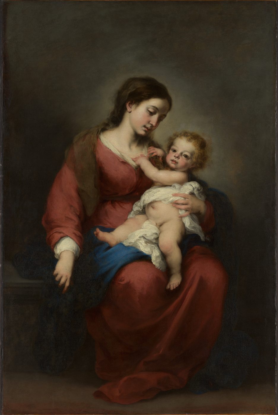 La Virgen y el Niño – Bartolomé Esteban Murillo, 1670s, Barroco