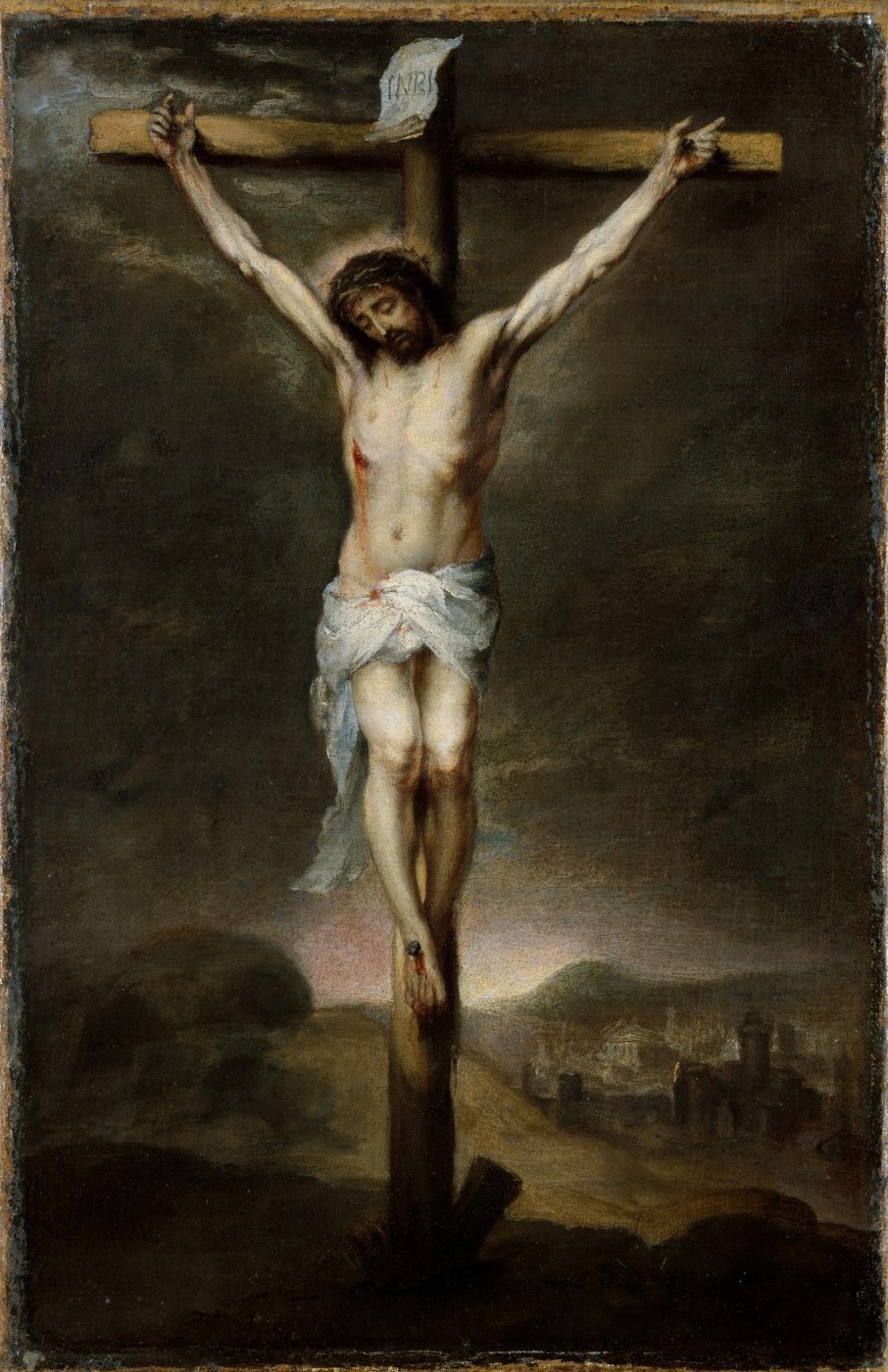 La Crucifixión – Bartolomé Esteban Murillo, hacia 1675, Barroco