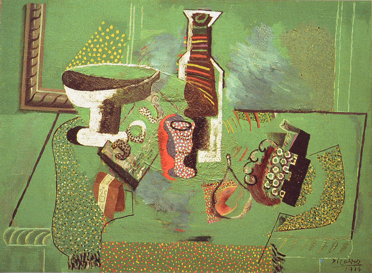 Picasso - Naturaleza muerta verde 