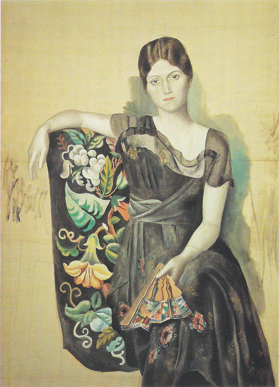 Picasso - Retrato de Olga en un sillón 