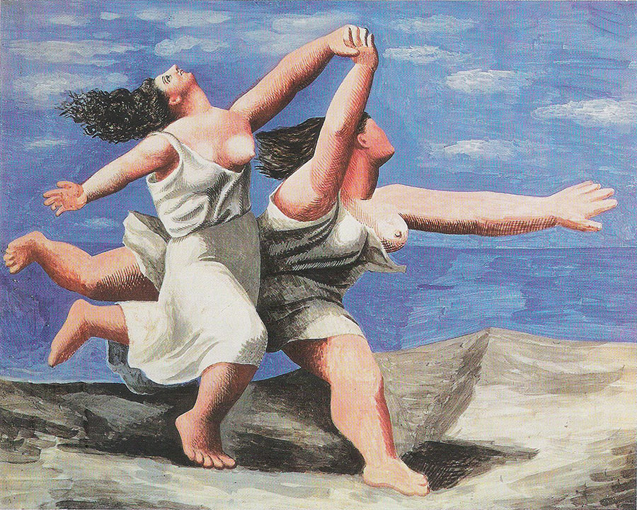 Picasso - Dos mujeres corriendo por la playa (La carrera) 