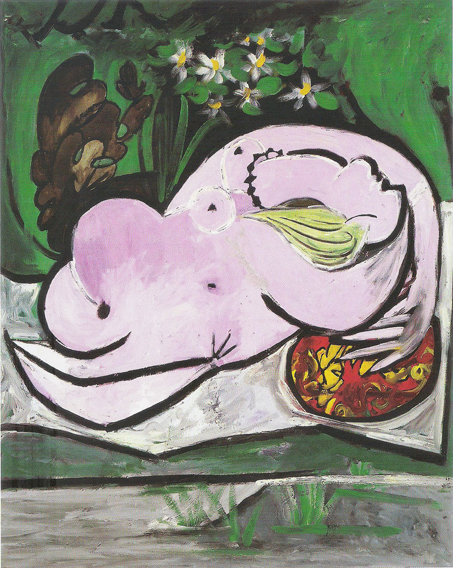 Picasso - Desnudo en un jardín 