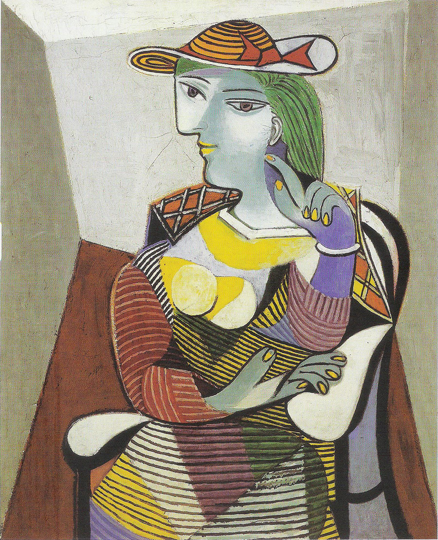 Picasso - Mujer sentada (Retrato de Marie Thérése) 