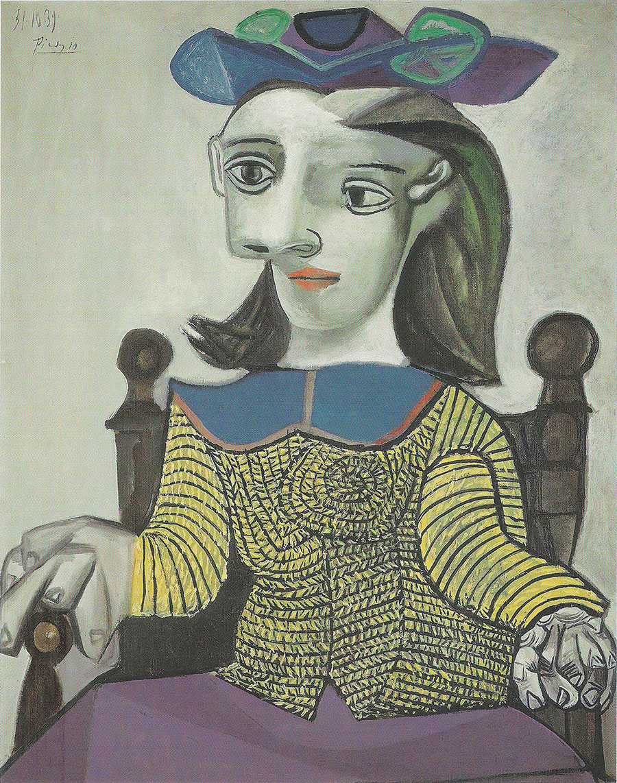 Picasso - La chaqueta amarilla (Dora Maar) 