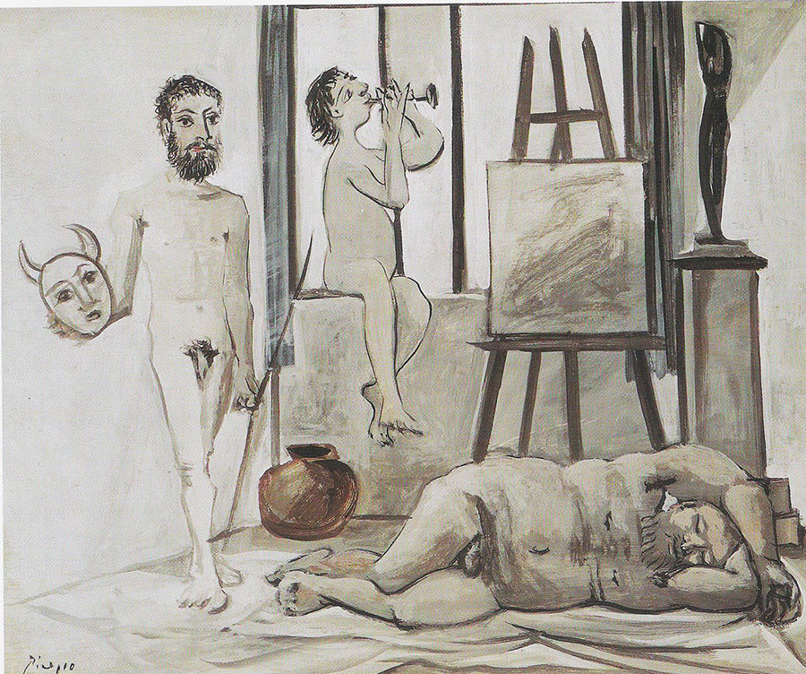 Picasso - Desnudos masculinos (Las tres edades del hombre) 