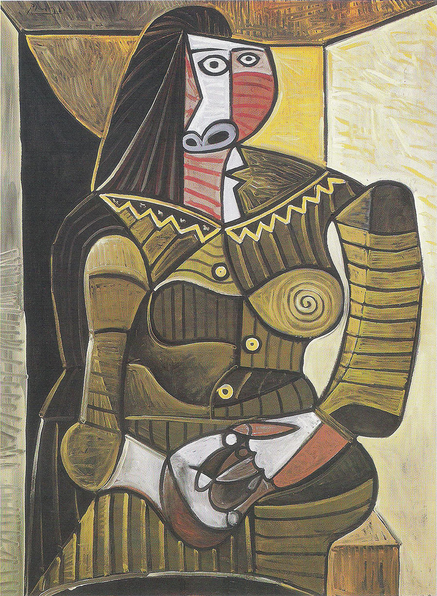 Picasso - Mujer de verde (Dora Maar) 