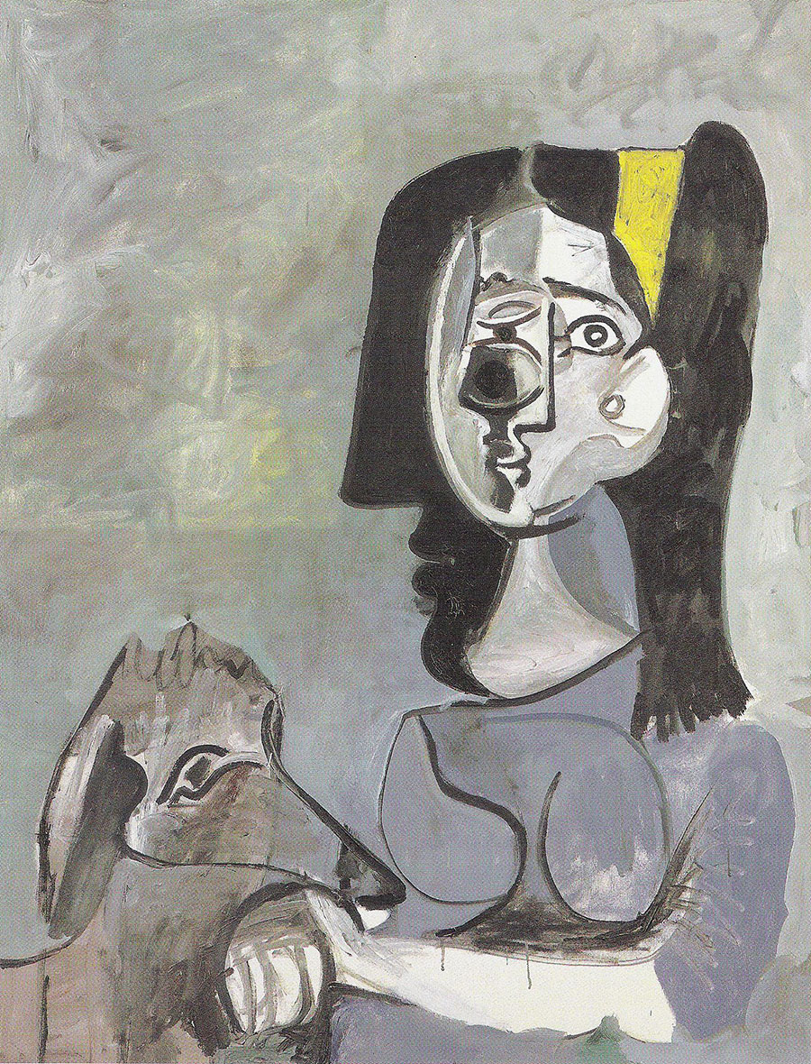 Picasso - Jacqueline con la cinta amarilla 
