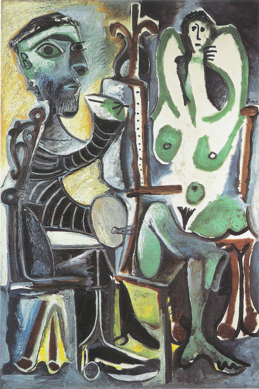 Picasso - El pintor y la modelo 
