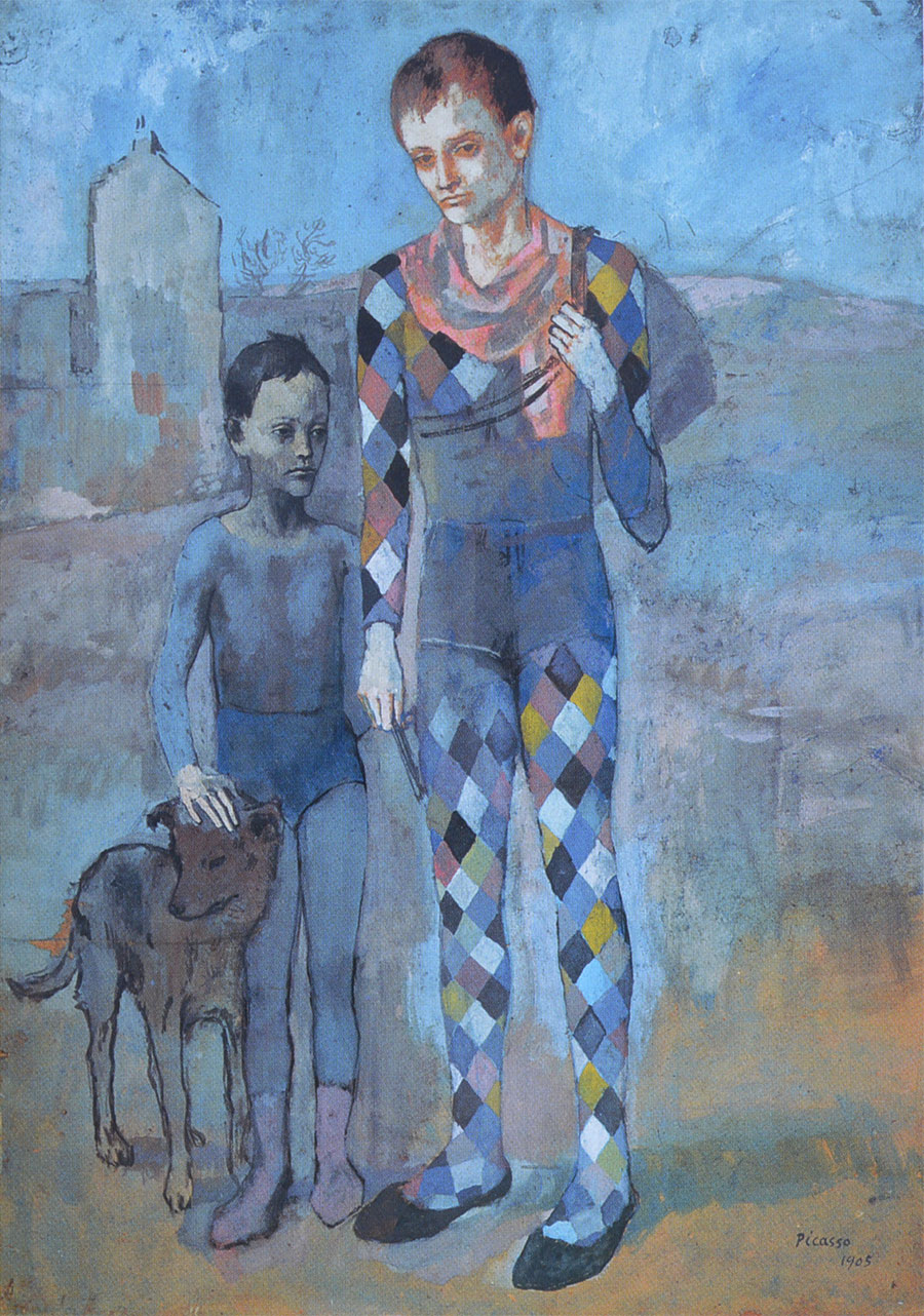 Picasso - Dos Acrobatas con perro
