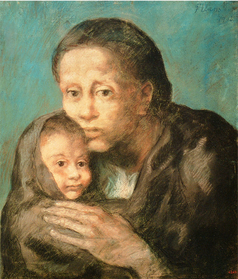 Pablo Picasso - Madre con niño enfermo