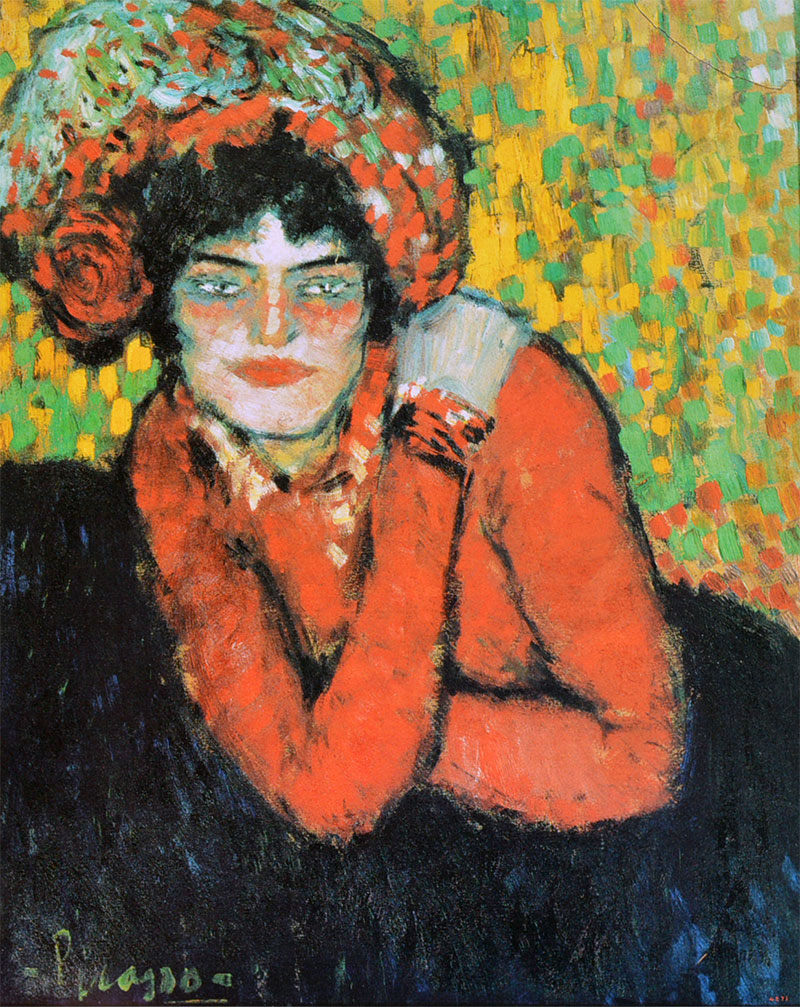 Pablo Picasso - Mujer maquillada
