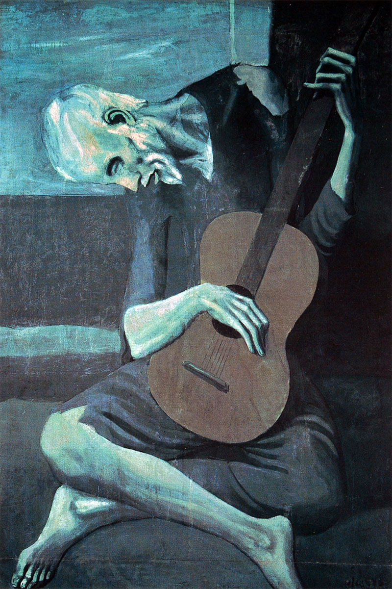 Pablo Picasso - Viejo guitarrista