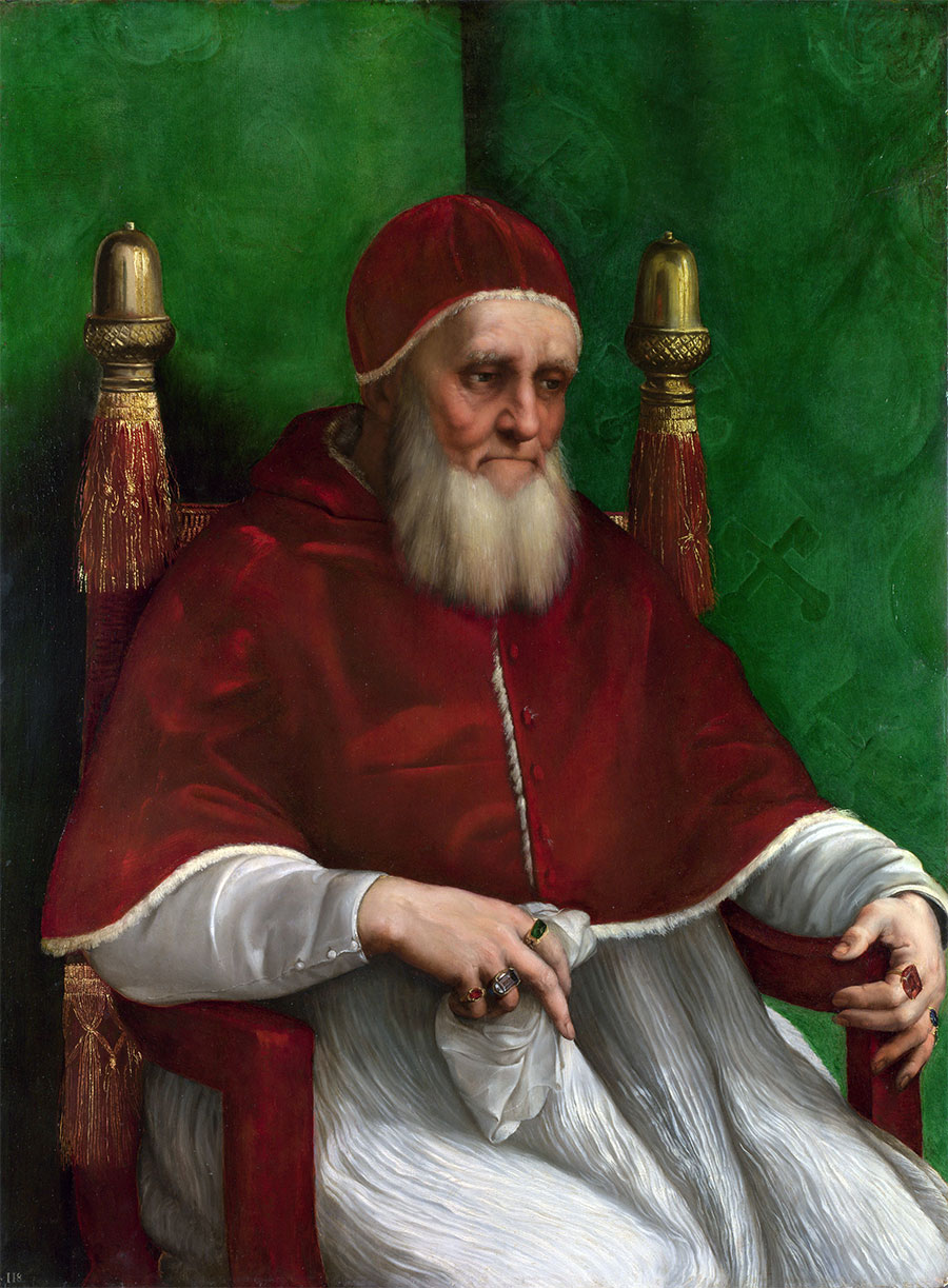 Rafael Sanzio - Retrato del papa Julio II 