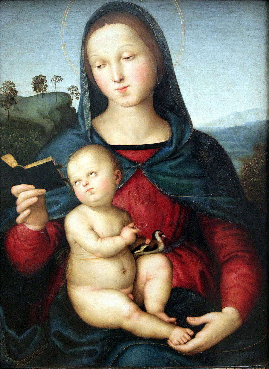 Rafael Sanzio - La Virgen con el Niño (Madonna Solly) 