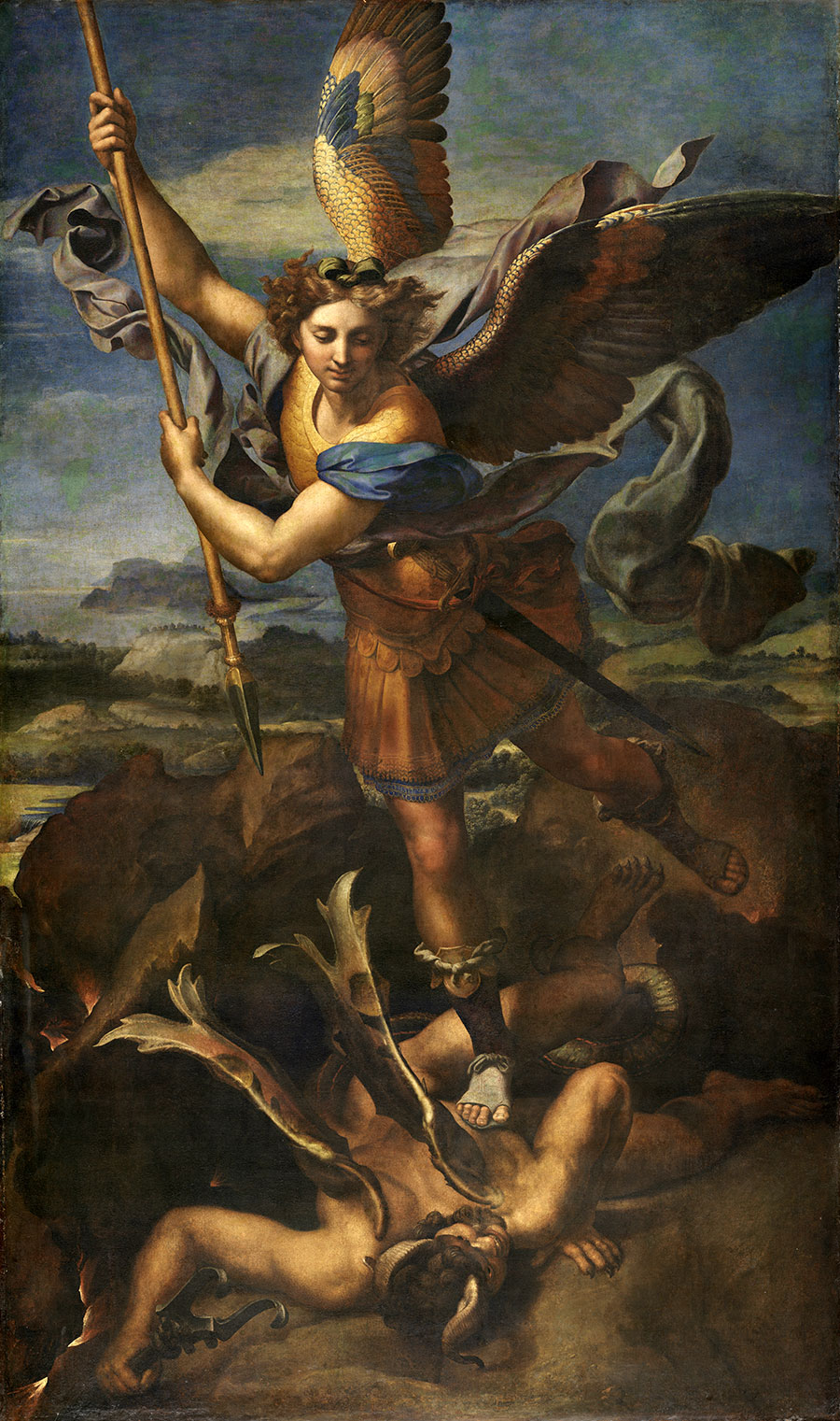 Rafael Sanzio - San Miguel vence a Satanás 