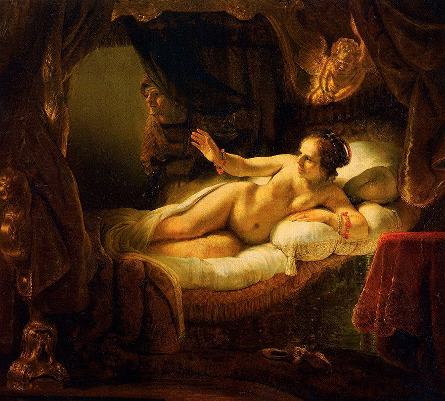 Rembrandt - Danae 