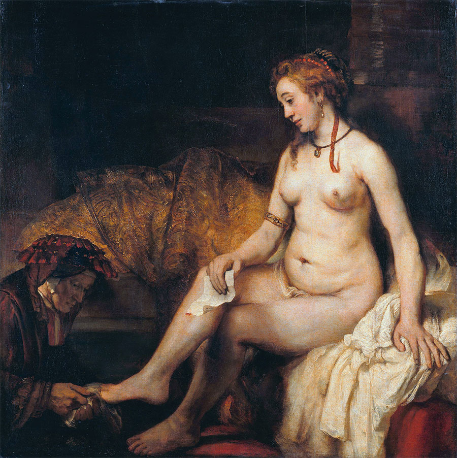 Rembrandt - Betsabe con la carta de David 