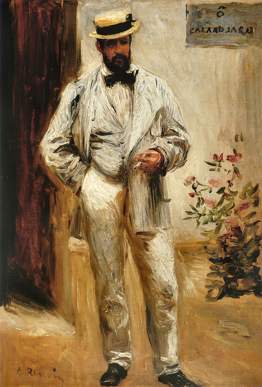 Pierre-Auguste Renoir - Retrato de Charles Le Coeur 