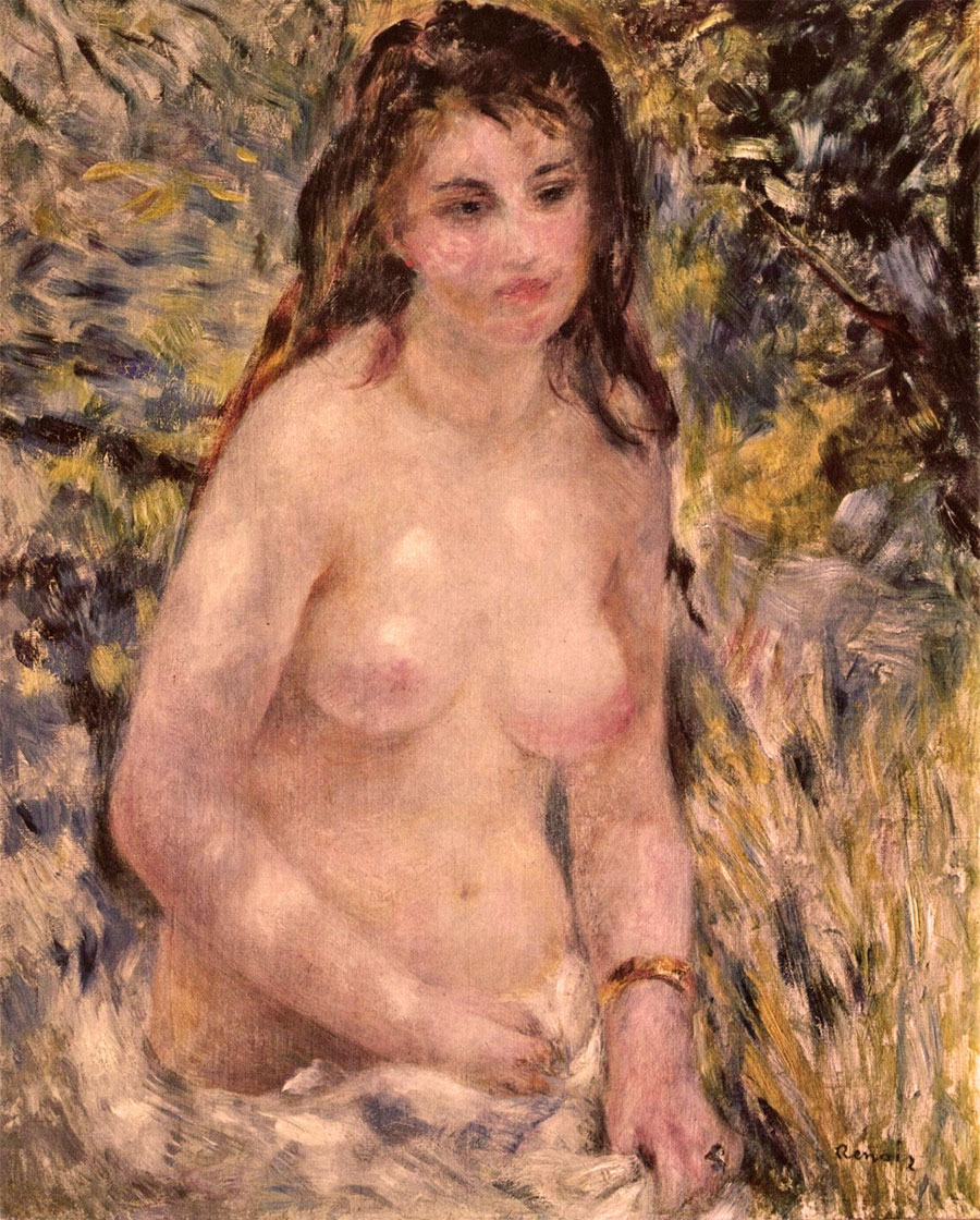 Pierre-Auguste Renoir - Desnudo al sol 