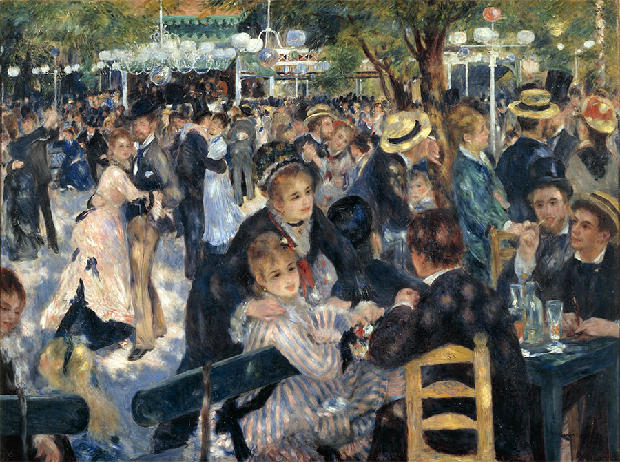 Pierre-Auguste Renoir - Baile en el Moulin de la Galette 