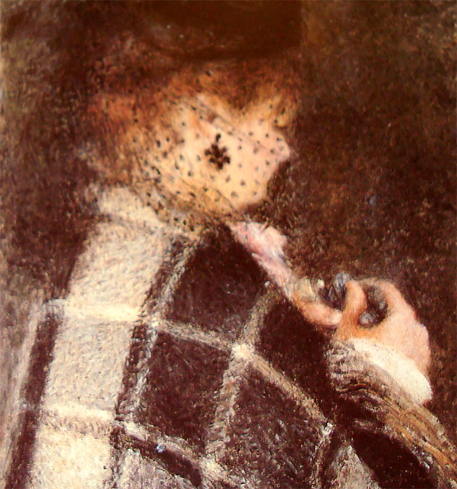 Pierre-Auguste Renoir - Mujer joven con mantilla 