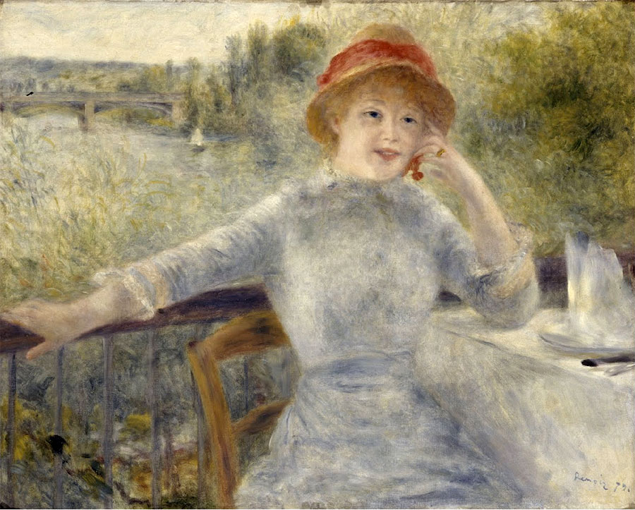 Pierre-Auguste Renoir - Retrato de Alphonsine Fournaise 