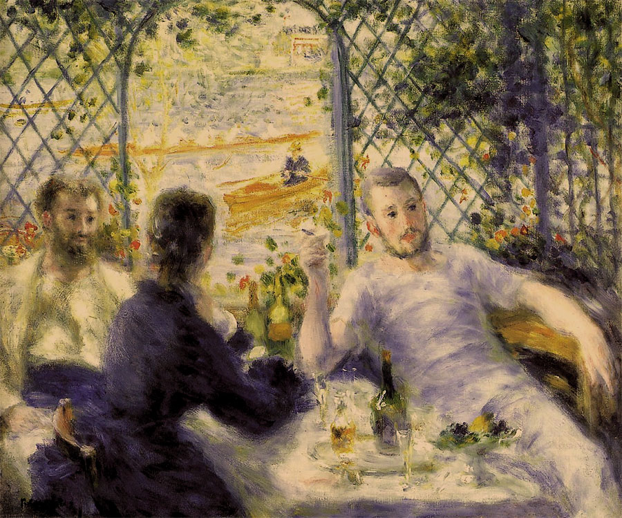 Pierre-Auguste Renoir - Almuerzo a la orilla del río 