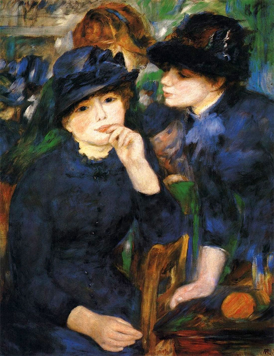 Pierre-Auguste Renoir - Muchachas de negro 