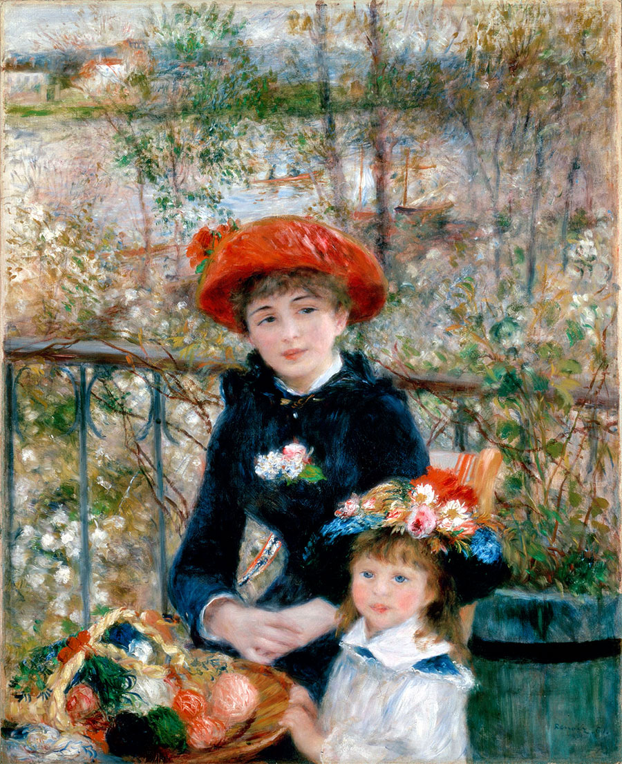 Pierre-Auguste Renoir - En la terraza 